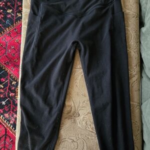 POPFLEX Black Leggings with Side Pockets